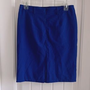 Blue pencil skirt/ XS